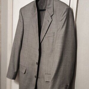 Calvin Men Light Gray Suit Jacket Only   38R